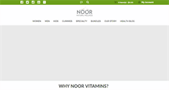 Desktop Screenshot of noorvitamins.com