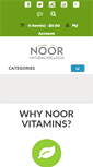 Mobile Screenshot of noorvitamins.com